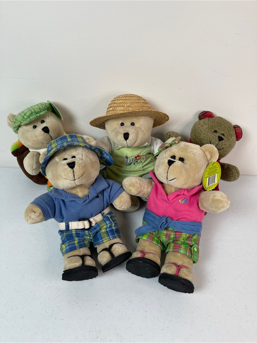 Starbucks Barista Plush Bear Toy - Multicolor Summer Outfit Set